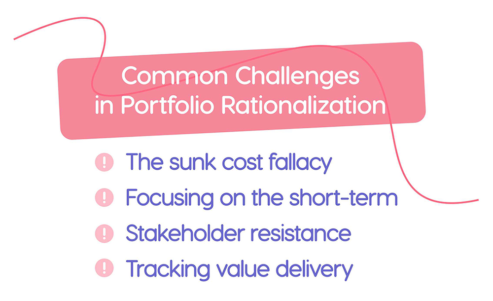 portfolio rationalization challenges